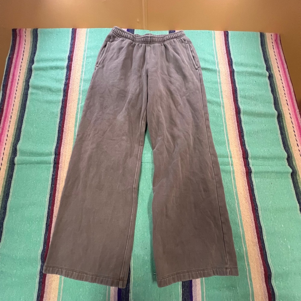 Wide Leg Relaxed Fleece Sweatpants Wild Fable brown Womens XS Lounge Pants
